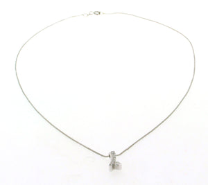 Girocollo in oro 18 kt, con 8 brillanti