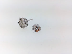 Orecchini in oro bianco 18 KT e diamanti 1,99 ct