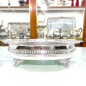 Centrotavola ciotola argento 800 originale certificato