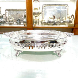 Centrotavola ciotola argento 800 originale certificato