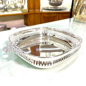 Centrotavola ciotola Bellotto argento 800 originale certificato