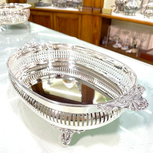 Centrotavola ciotola argento 800 originale certificato