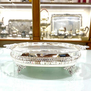 Centrotavola ciotola argento 800 originale certificato