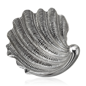 Gianmaria Buccellati, collezione Conchigliargento, conchiglia “Tridacna”, cm 16 argento 925