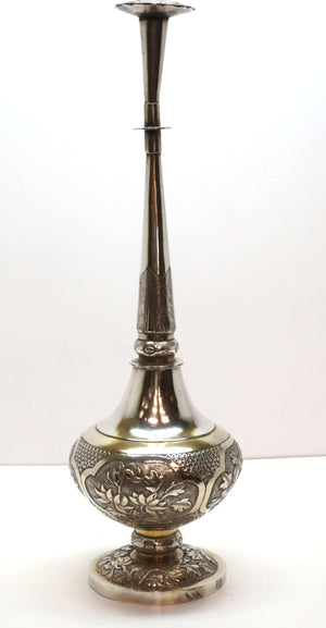 Spargi essenza per acqua di rose lavorazione orientale argento 925 d'epoca