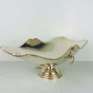 Jatte argento 800 forma rettangolare stile antico