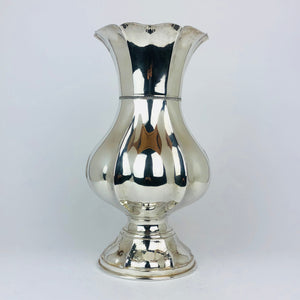 Vaso in argento 800 d'epoca bollo FI289