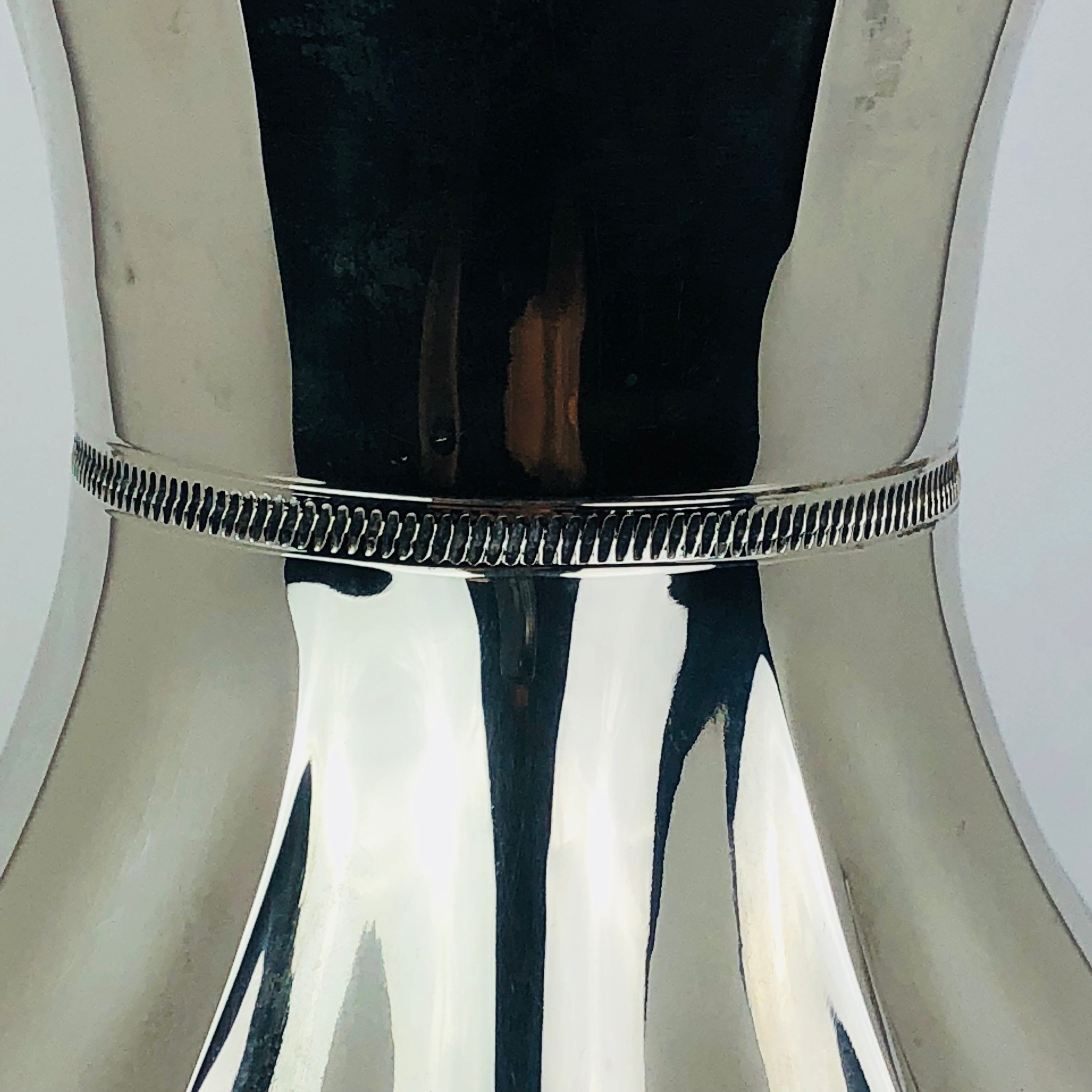 Vaso in argento 800 d'epoca bollo FI289