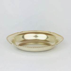 Ciotola forma ovale stile antico argento 800