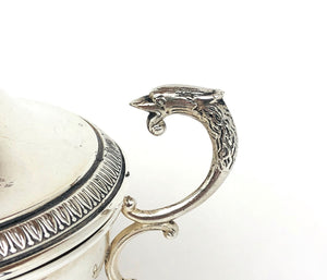 Zuccheriera argento 800 stile impero, usata.