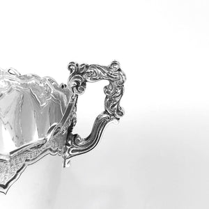 Centro tavola arg.'800 usato