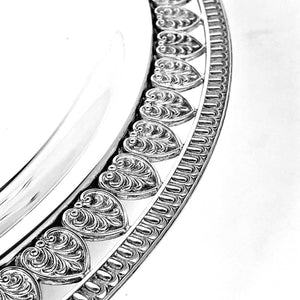 Centro tavola usato argento 800 lavorazione a mano con tre piedini usato