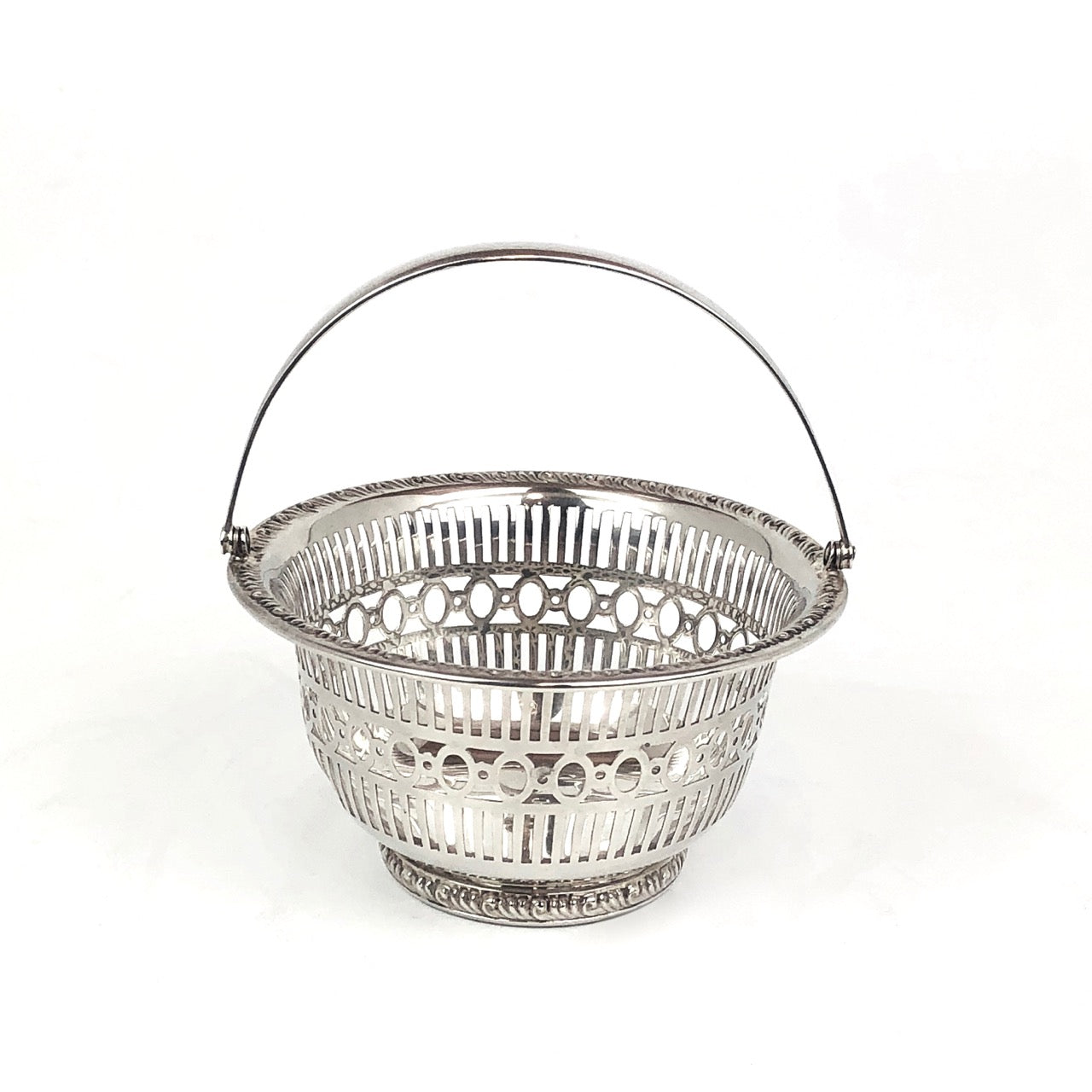 Piccolo cestino argento '925 Sterling numeri seriali Usato