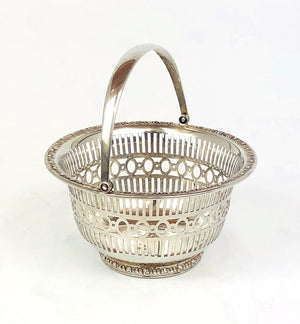 Piccolo cestino argento '925 Sterling numeri seriali Usato