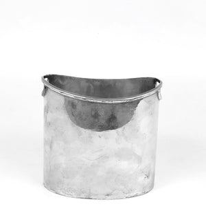 Portaghiaccio ovale usato in argento '800