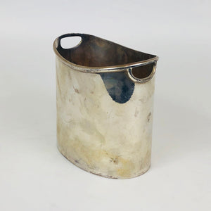 Portaghiaccio ovale usato in argento '800