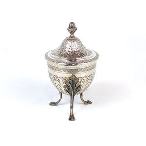 Zuccheriera arg.'800 Moderna copia rifatta in stile antico bollo usata