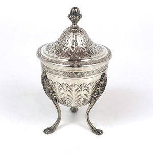 Zuccheriera arg.'800 Moderna copia rifatta in stile antico bollo usata