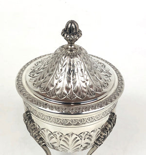 Zuccheriera arg.'800 Moderna copia rifatta in stile antico bollo usata