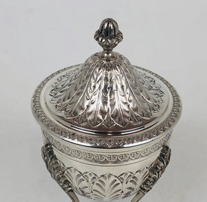 Zuccheriera arg.'800 Moderna copia rifatta in stile antico bollo usata