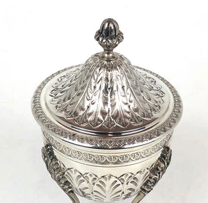 Zuccheriera arg.'800 Moderna copia rifatta in stile antico bollo usata