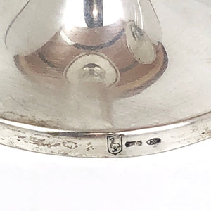 Due porta candele arg.'925 + plastica stile moderno