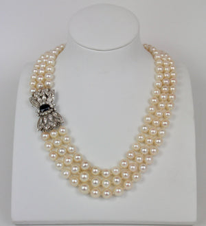 Collana perle Akoya Giappone usata