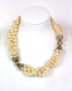 Collana perle Akoya Giappone