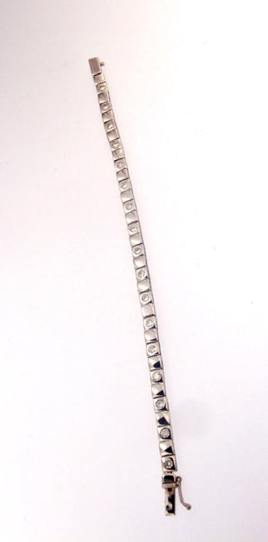 Bracciale oro bianco 18 kt con brillanti usato