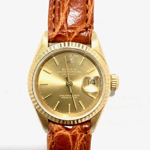 Orologio Rolex Lady Date Just oro usato