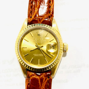 Orologio Rolex Lady Date Just oro usato