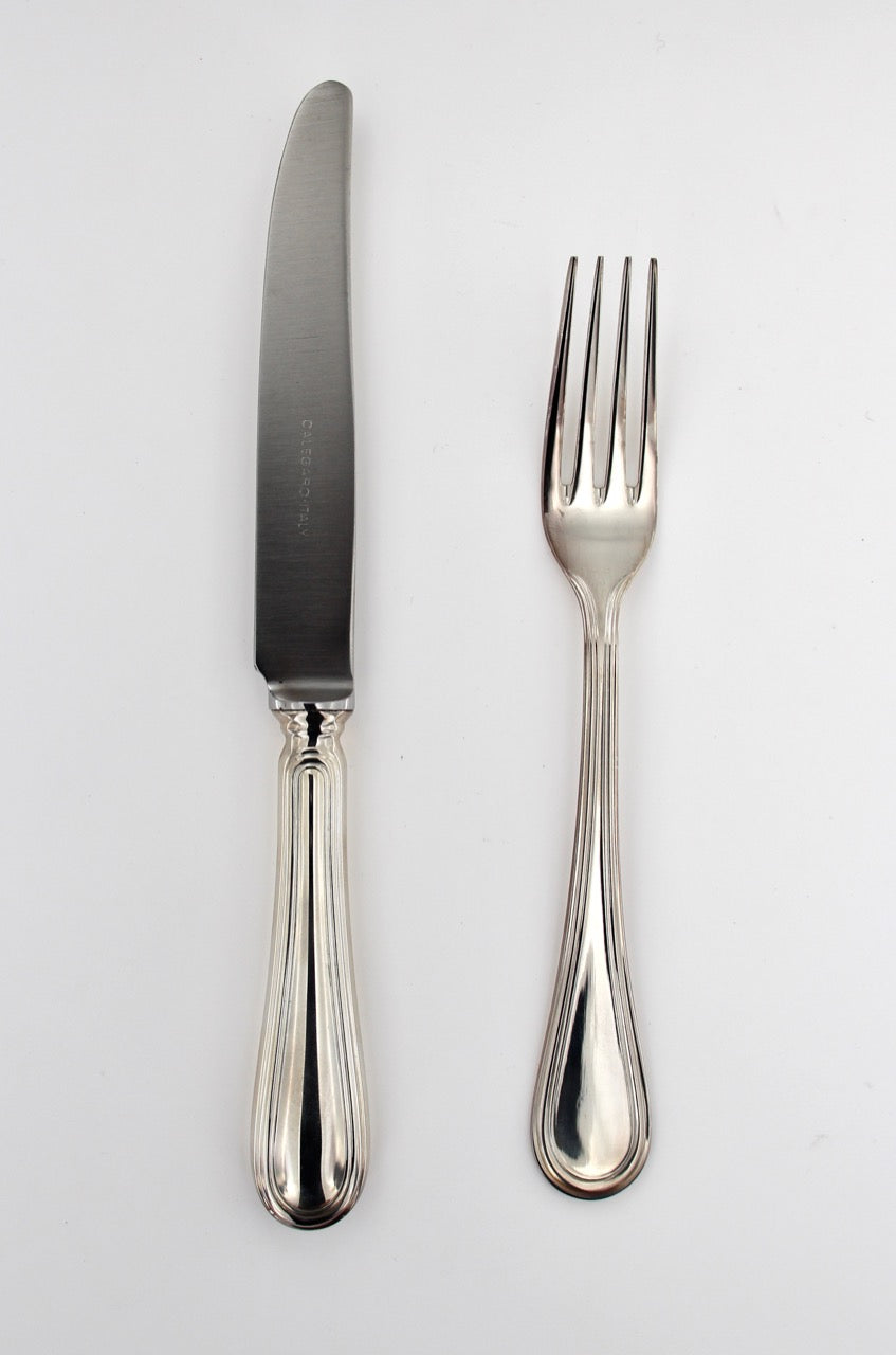 Servizio posate d'epoca in argento 800 Calegaro