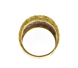 Anello in oro 18 kt lavorazione Buccellati usato