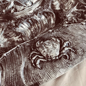 Zuppiera con piatto in argento 800 Bollo 628FI disegno di Gerardo Sacco Pezzo unico