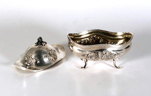 Servizio 4 pezzi da The Caffè Lattiera e Zuccheriera D'epoca in argento 800