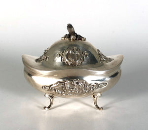 Servizio 4 pezzi da The Caffè Lattiera e Zuccheriera D'epoca in argento 800