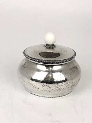 N. 4 pezzi caffè + vassoio argento '800 usato