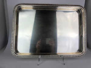 Vassoio usato stile impero argento 800 (
