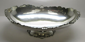 Jatte in argento 800 anni 30 lavorazione traforata