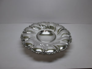 Piatto/centrotavola usato in argento 800, d'epoca, anni 50 60 usato