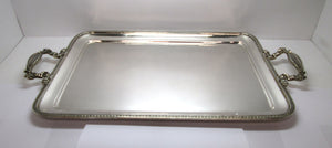 Vassoio in argento 800 anni 60 stile impero