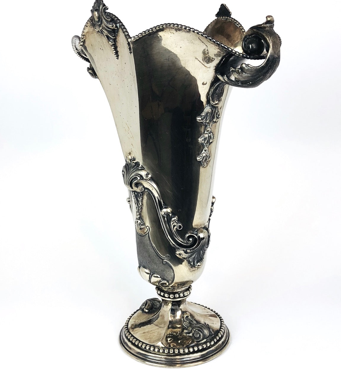 Vaso in argento 800 d'epoca  anni 30