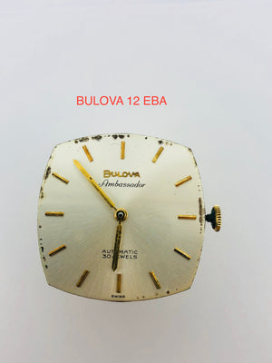MECCANISMO USATO BULOVA 12 EBA