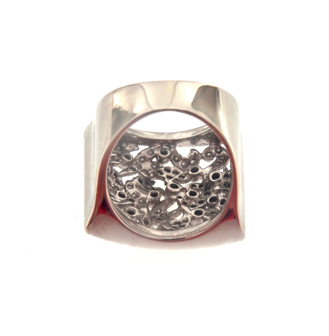  Fascia in oro bianco 18kt. con brillanti,usata