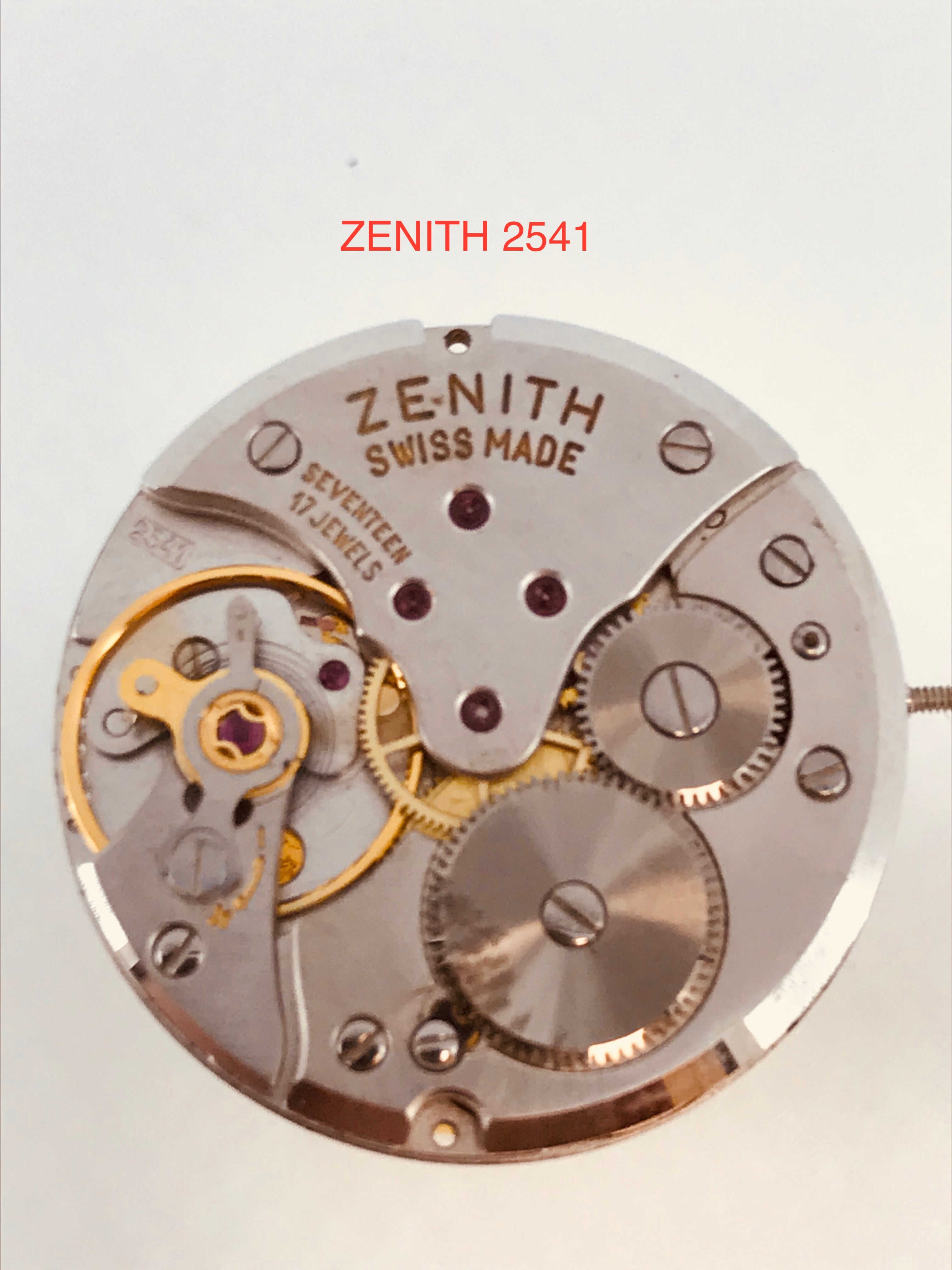 MECCANISMO USATO  ZENITH Cal. 2541