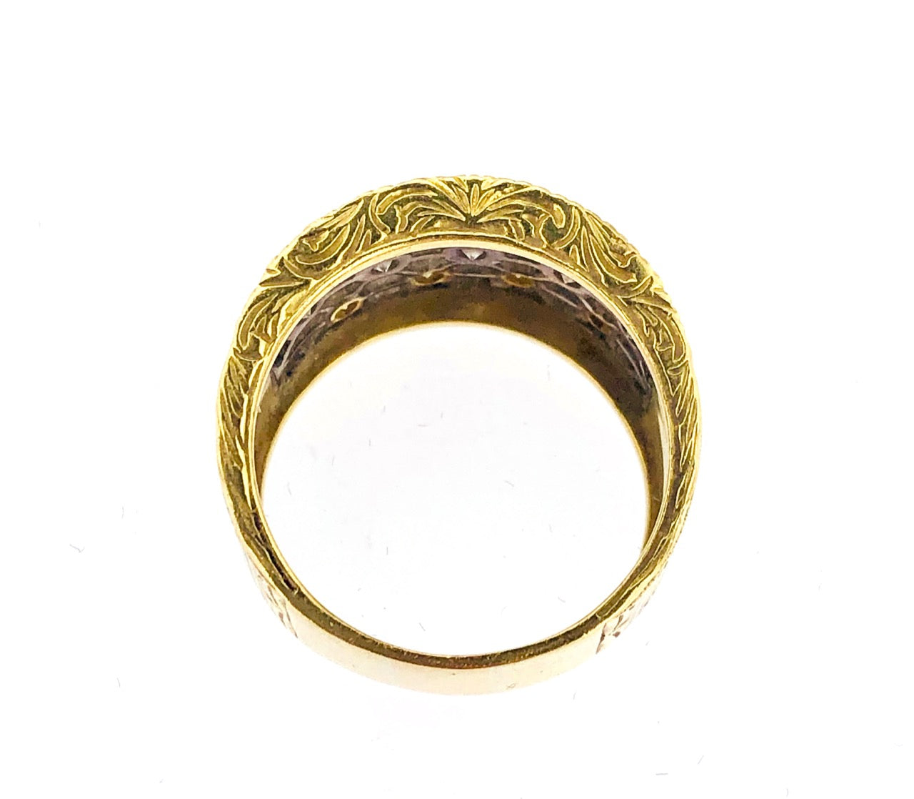 Anello in oro 18 kt lavorazione Buccellati  usato