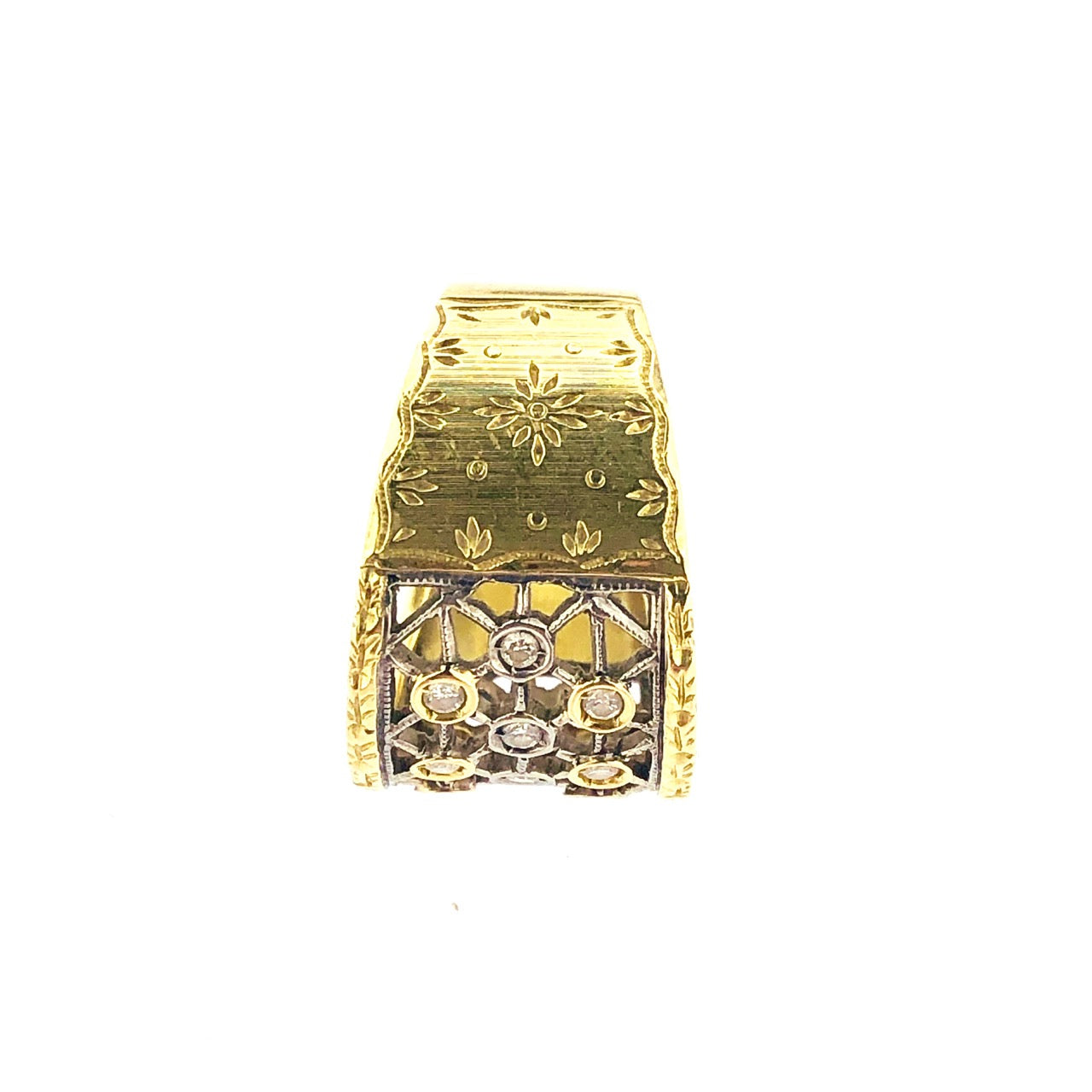 Anello in oro 18 kt lavorazione Buccellati  usato