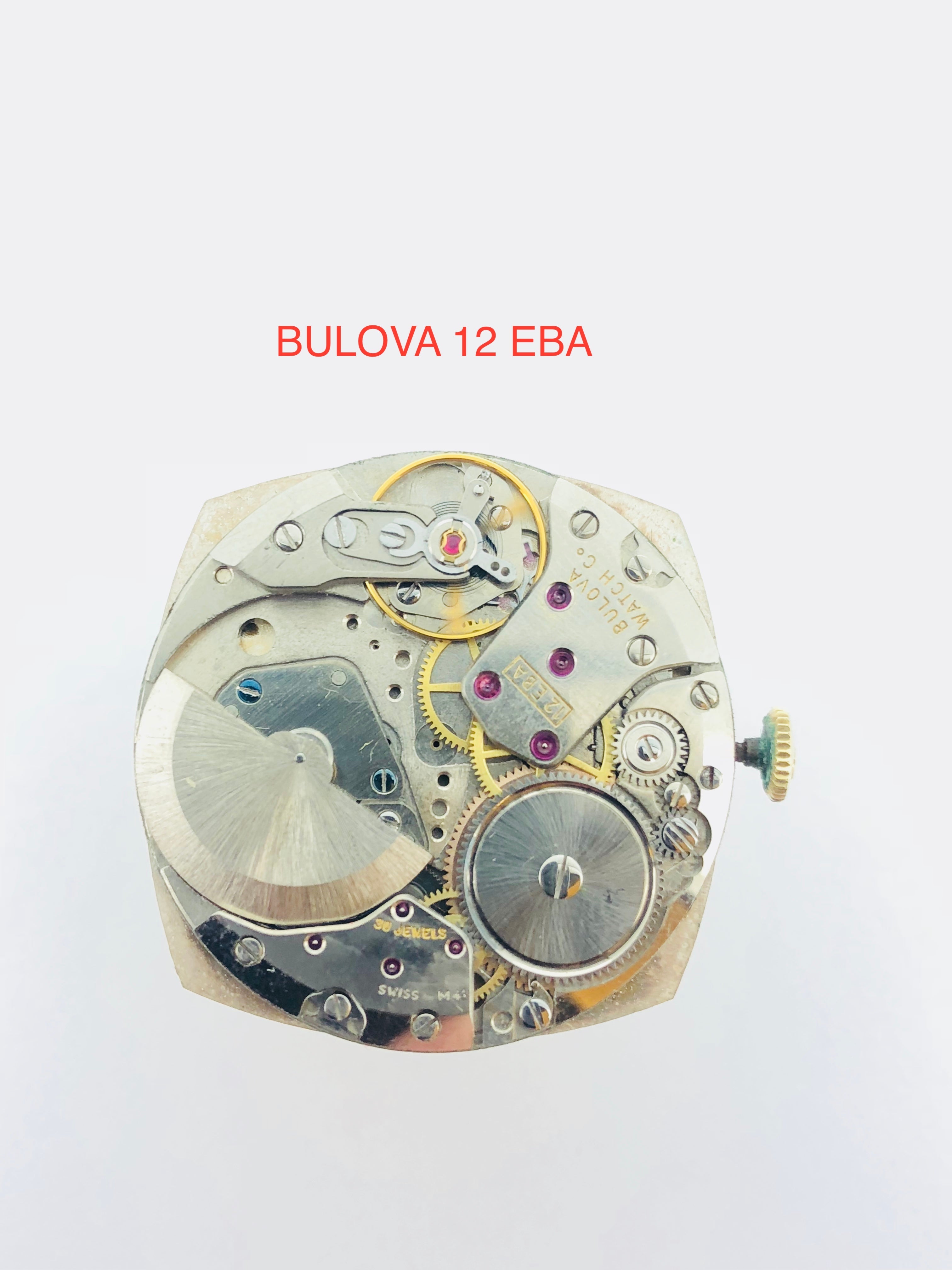 MECCANISMO USATO BULOVA 12 EBA