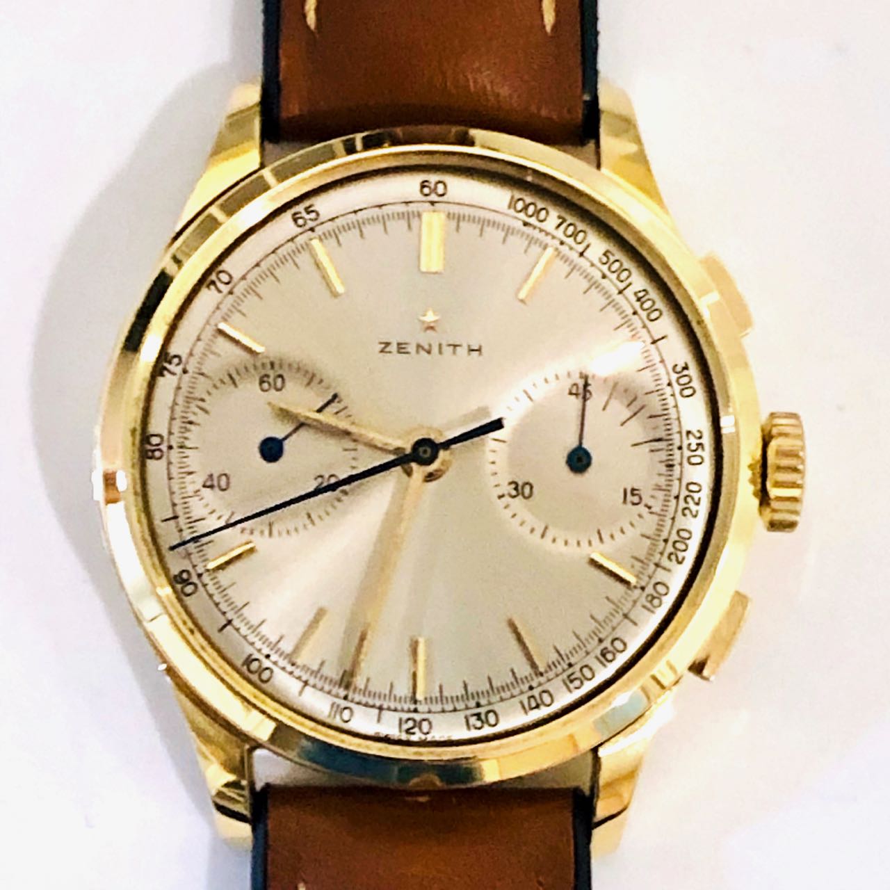 Orologio  usato Zenit Cronografo in  oro