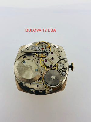 MECCANISMO USATO BULOVA 12 EBA